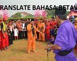 Bahasa Betawi Saya